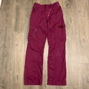 Beyond Scrubs Burgundy/Wine XS Scrub Pants